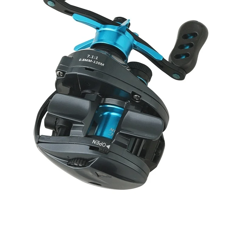 LIZARD NHK DC Baitcasting Angelrolle mit Digitaler Steuerung, Kohlenstoff-Unterlegscheiben, 7,1:1 Übersetzung, 10+1 Kugellager, 5kg Maximale Bremskraft, für Süß- und Salzwasser – Detail 36