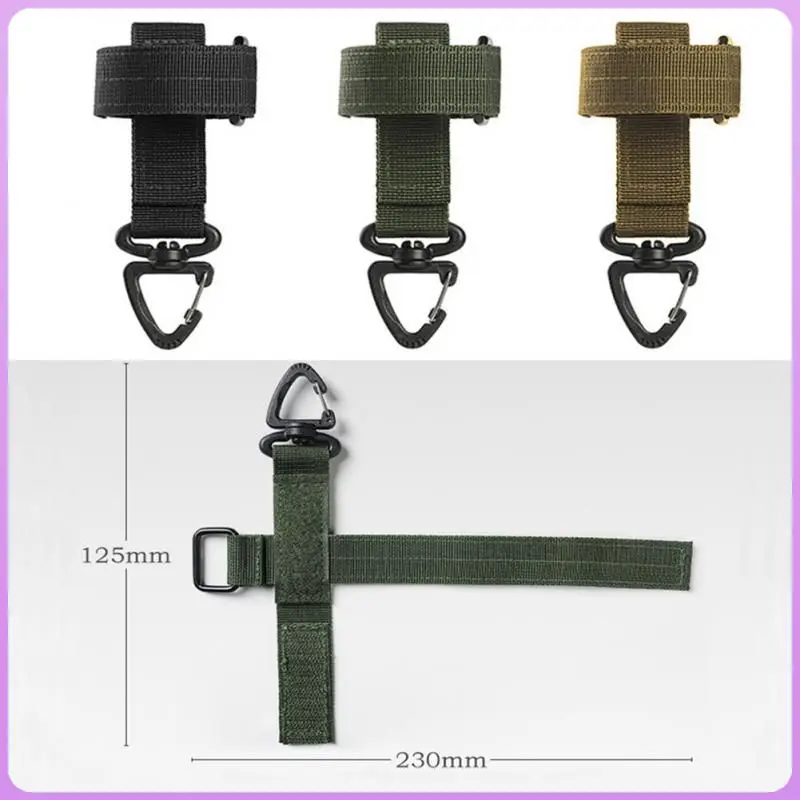 Keychain Storage Buckle Webbing Gloves Rope Holder Military Hook Fixed Rope Tactical Gear Clip Keeper Pouch Belt carabiner clips key chain clip carabiner belt clip keychain carabiner