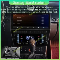 12.3+8.8"Car Radio For Maserati Quattroporte 2004-2012 LCD Air Conditioning Screen Multimedia Player Android15 BT WiFi Carplay 4