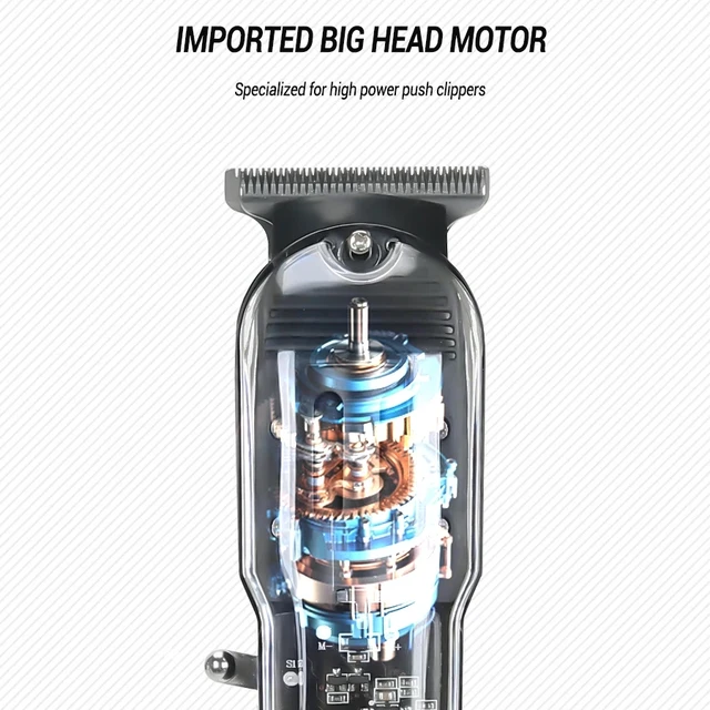 Máquina de Cortar Cabelo Profissional Recarregável