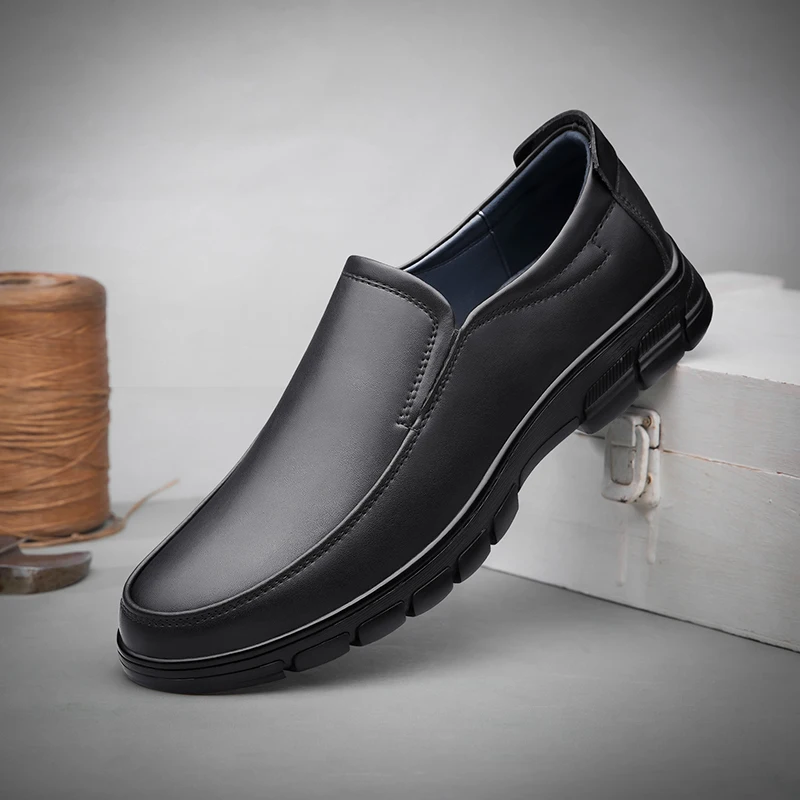 

Men Leather Shoes lace up Fashion Mens Luxury sneakers Shoes Men's Oxford Classic Business Office Leather Casual Shoes men