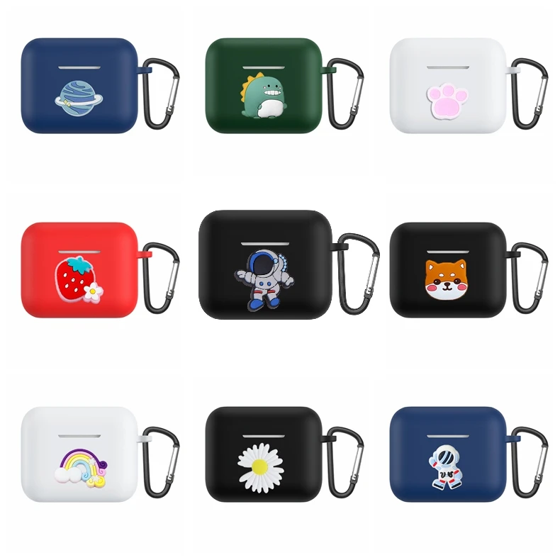 Per Amazon Echo Buds 2 Custodia Cartoon Funny Animal Silicone Auricolari Bluetooth Cover Soft Shell Protect Case