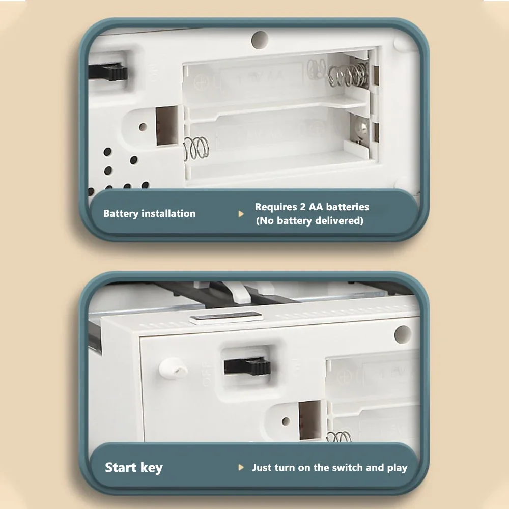 21PCS Kitchen Toy Double-Door Large Refrigerator Miniature Furniture Music Light Food Accessories Model For Girl Birthday Gift - Image 6