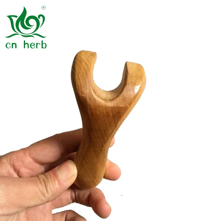 CN Herb Nose and Face Fragrant Wood Massager Wooden Cervical Spine Lumbar Spine Dredging Meridians  Face Massage  Massage Tools