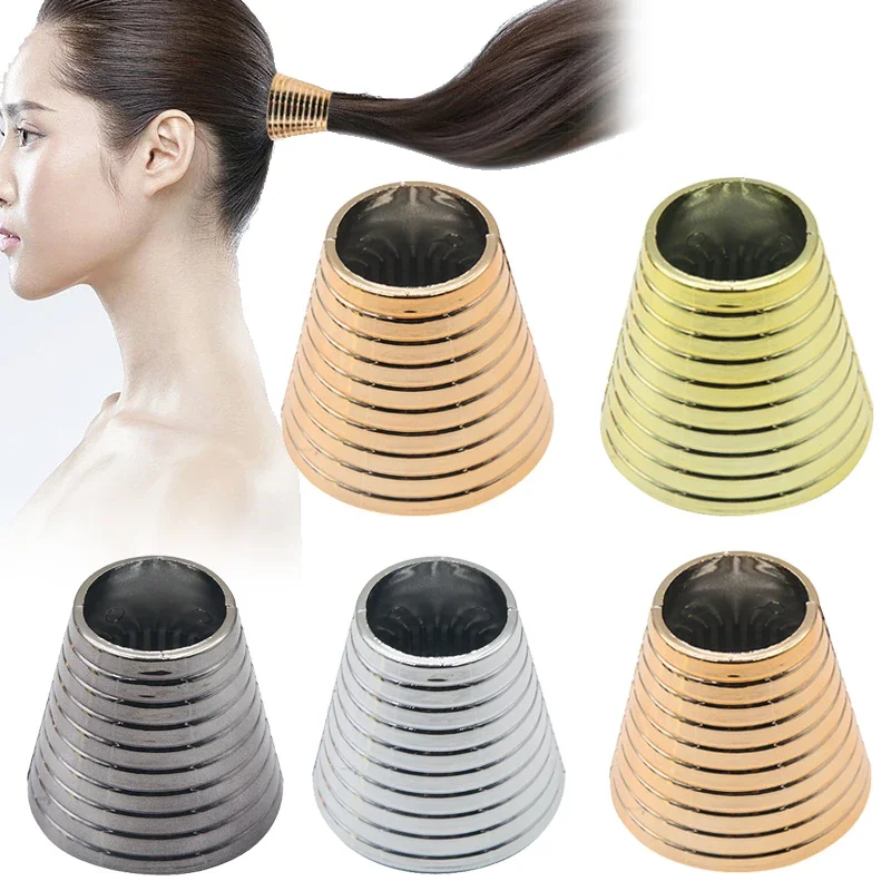 Punk Alloy Hairband Cone Women Hair Accessories Scrunchy