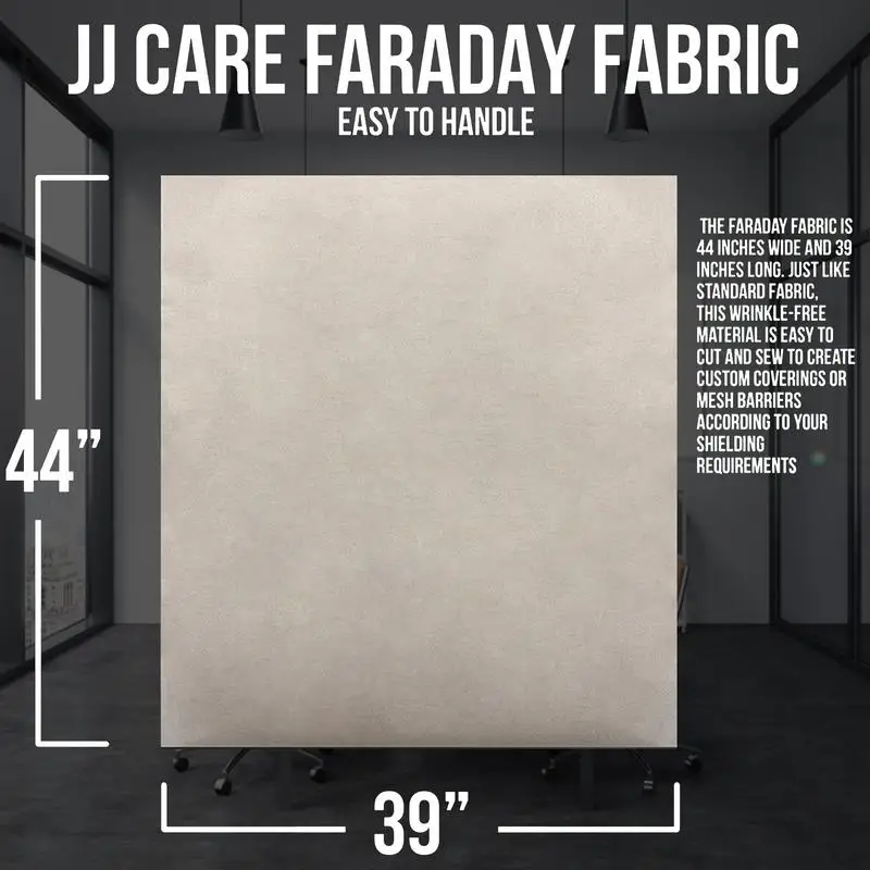 Faraday Fabric EMF Protection Clothing Faraday Bags EMP Shielding Anti Radiation Isolation WiFi And Cell Signal Blocking Cloth 2
