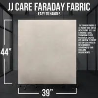 Faraday Fabric EMF Protection Clothing Faraday Bags EMP Shielding Anti Radiation Isolation WiFi And Cell Signal Blocking Cloth 2