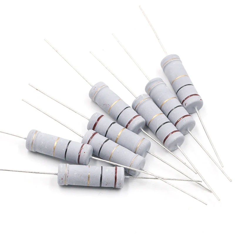 Metal Film Resistor 5pcs 100 Ohm 100R 100E 5W 5 Watts Metal Oxide Film Resistor Metal Film Resistors