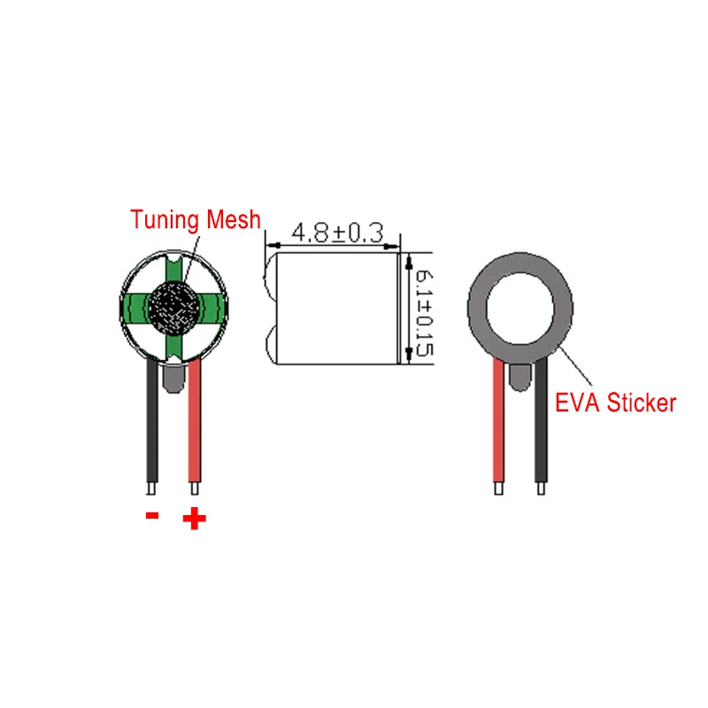 Som Driver, DIY Fone De Ouvido, 6mm, 32Ohm, 10Pcs