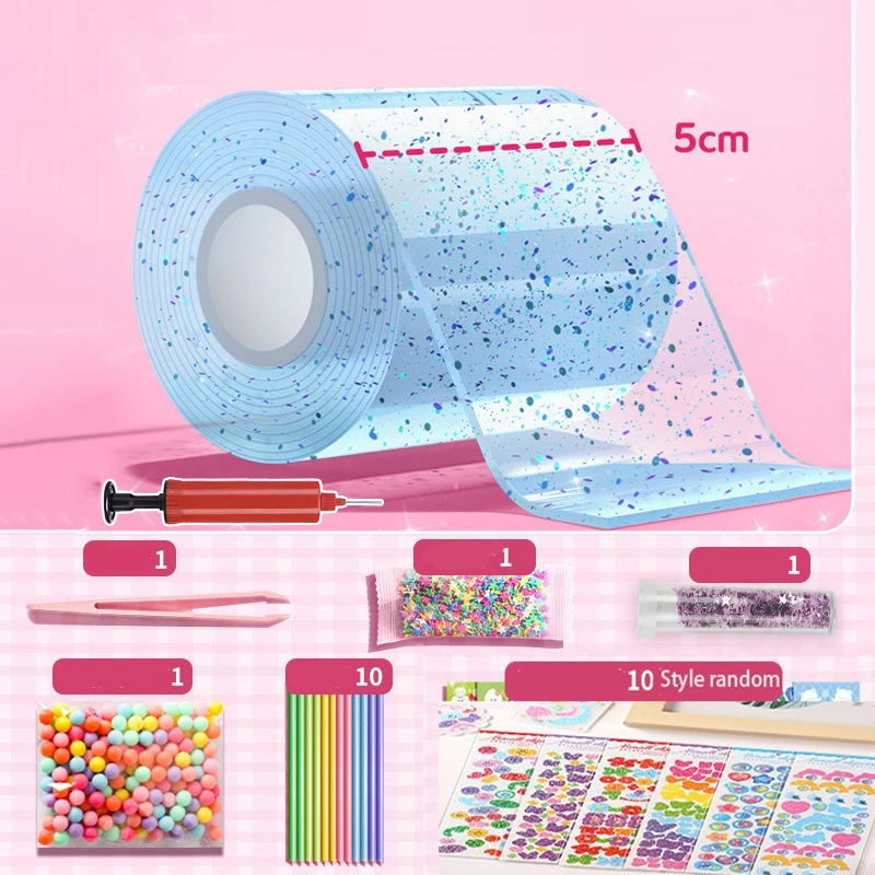PET Nano Glue Double-Sided Bubble Tape