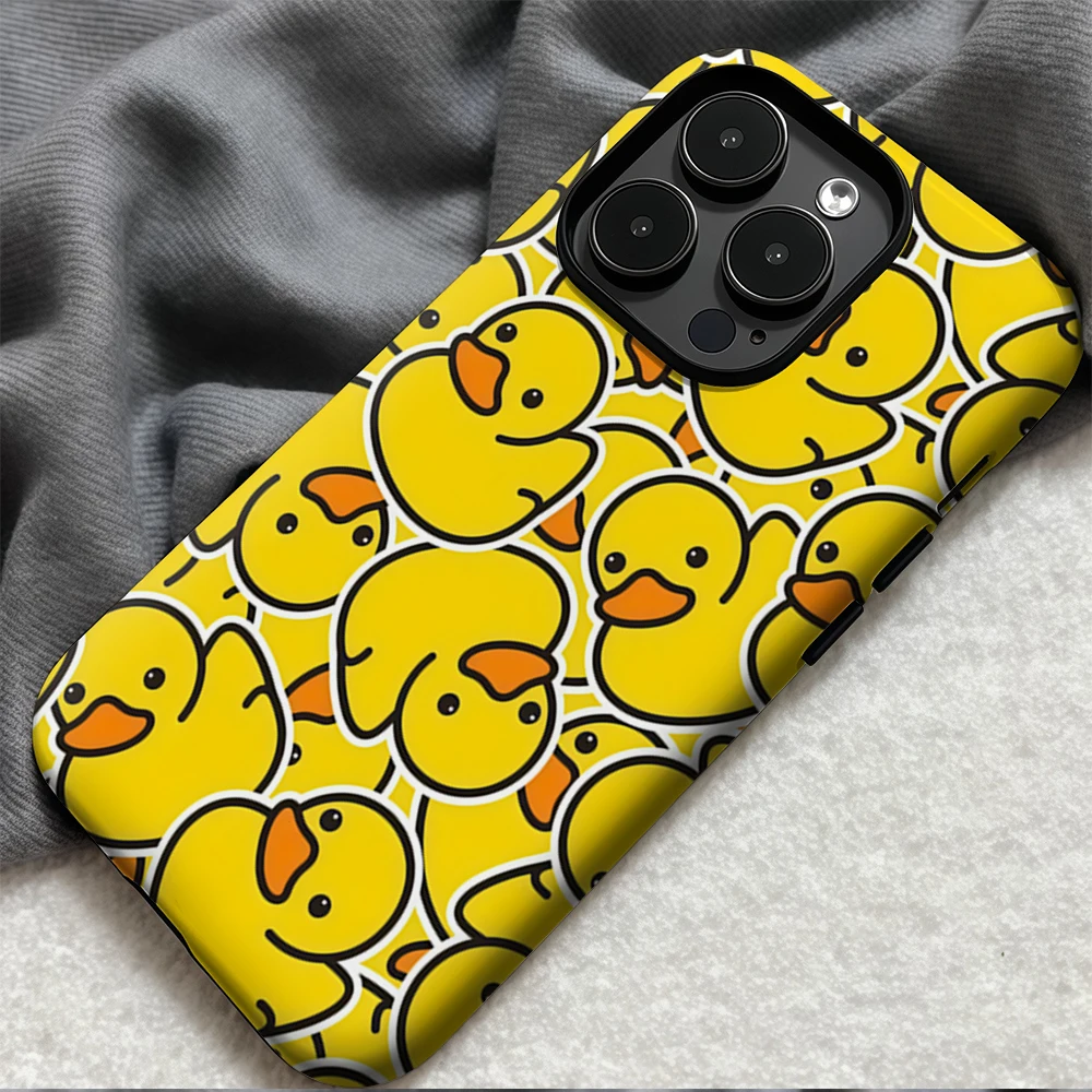 Magnetic Yellow Rubber Ducks Phone Case - Durable and Stylish Cover