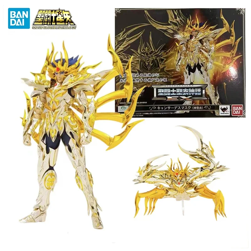 

Оригинальный тканевый Миф BANDAI Saint Cloth EX, маска от рака смерти, душа золота, искусственные Аниме фигурки, коллекционные модели игрушек