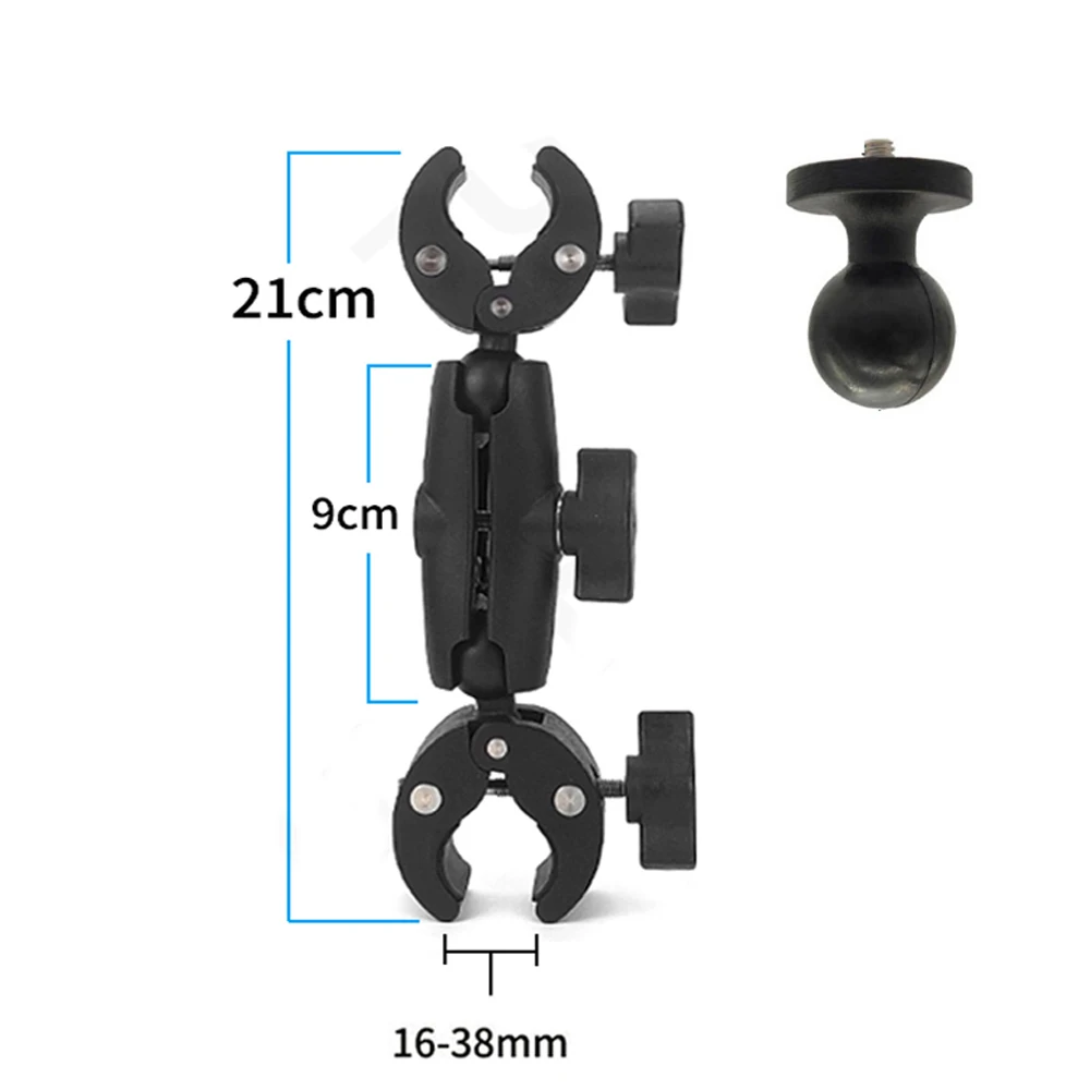 TUYU Motorcycle Bike Invisible Selfie Stick Monopod Handlebar Mount Bracket for GoPro Max 10 DJI Insta360 One X2 R Accessories neck strap Camera & Photo Accessories