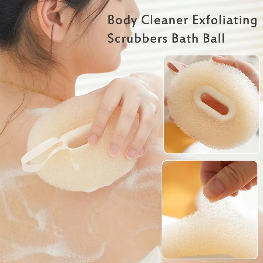 

Bath Sponge Balls Cleaning Brush Shower Puff Body Cleaner 3D Scrubbers Brush Ball Supplies Bath Exfoliating Massage Bathroo E3A3
