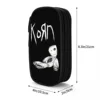 Korn Rock Pencil Cases Nu-Metal Music Pen Bags for Student Large Storage Students School Gifts Pencil Box 6