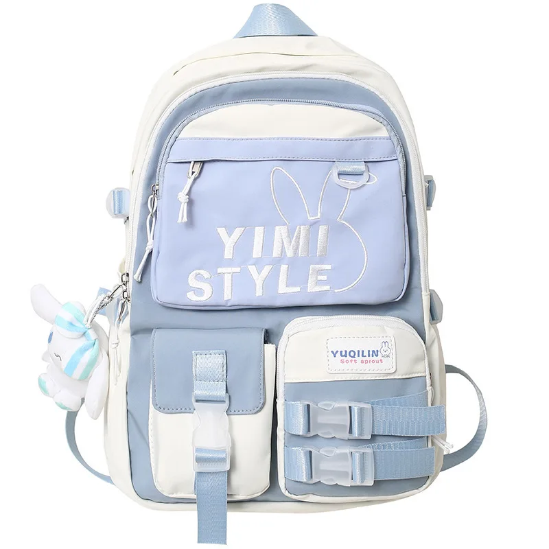 Ultra-Lightweight Spine-Protection School Bag for Girls Primary And High School Students Large Capacity Dual-Shoulder Bag 4