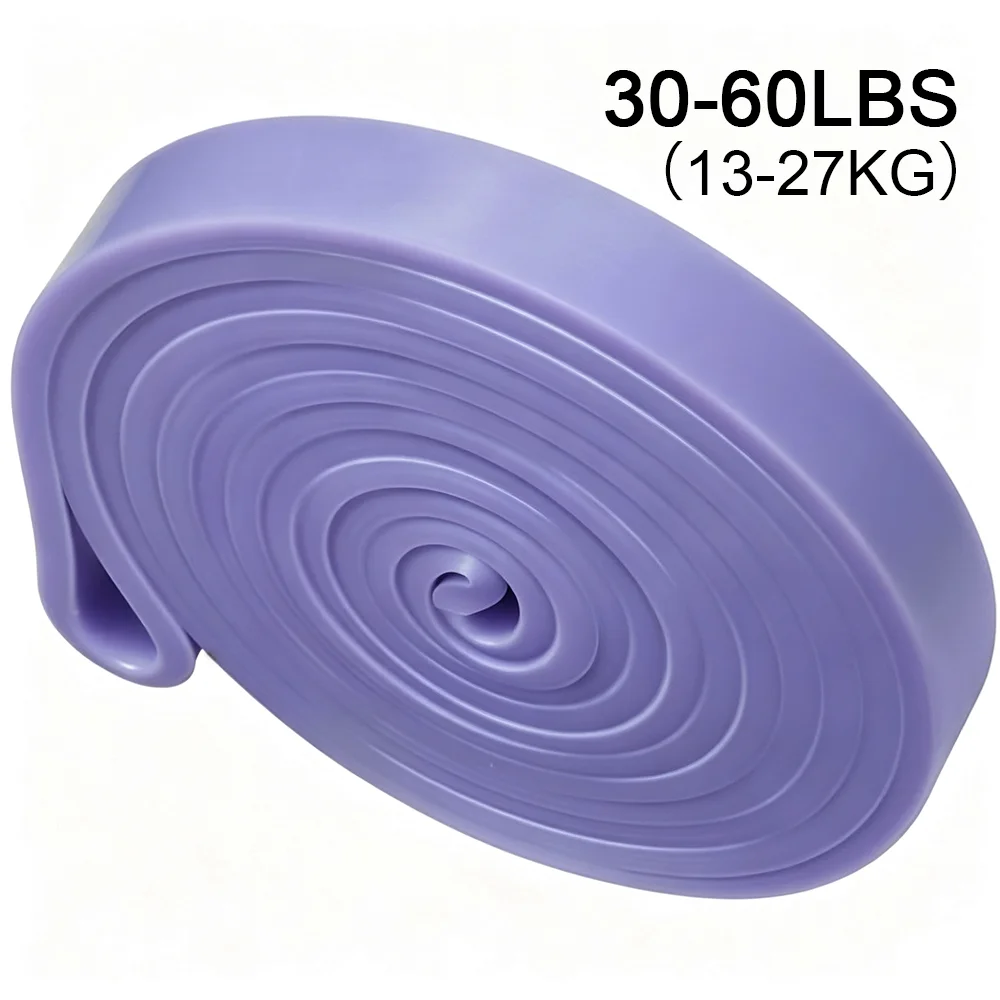 Deluxe Heavy-Duty Elastic Fitness Resistance Band for Intense Pilates and Sculpting Workouts