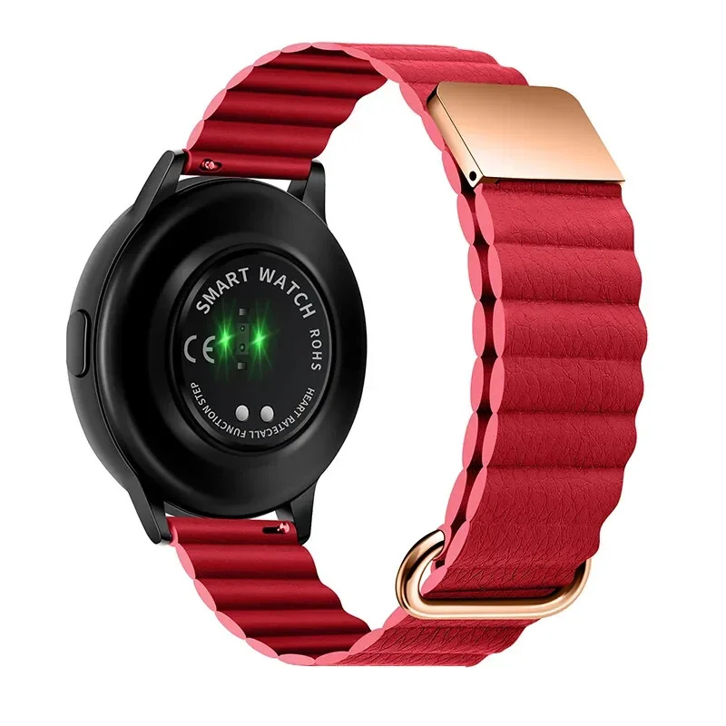 Magnetic Leather Wrist Strap - Premium Watchband Bracelet