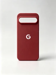 Minimalist Soft Sand Silicone Shockproof Case with Raised Lens Protection for Google Pixel 11 Pro (Red)