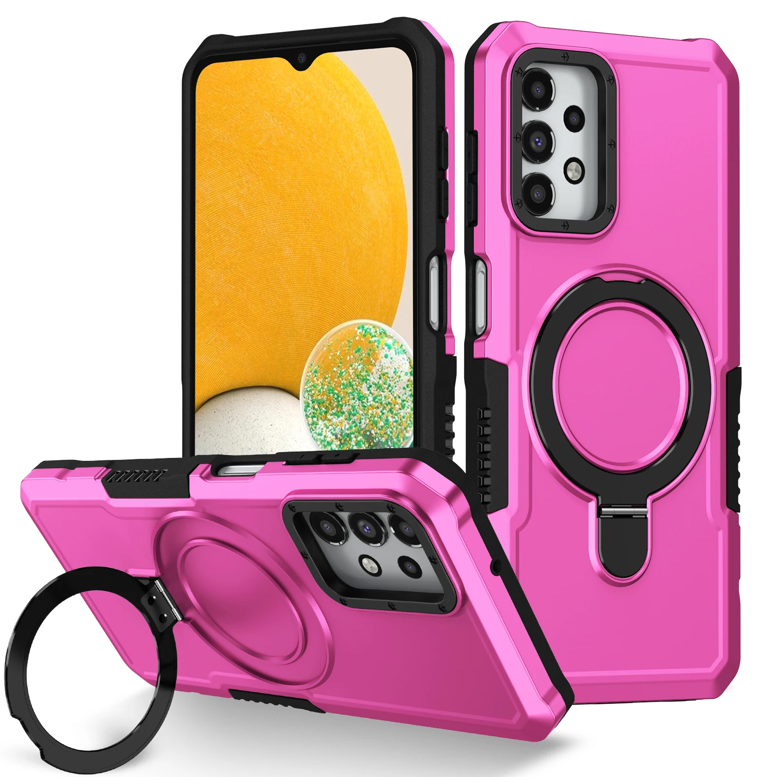 Universal Armor Shockproof Case with Bracket Cover