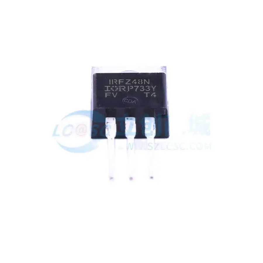 

10Pcs/Lot Original IRFZ48N Power MOSFET N-Channel 55V 64A 130W TO-220AB Transistor IRFZ48NPBF For DC motors, inverters
