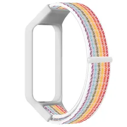 Breathable Nylon Smartwatch Strap - Soft Wristband Bracelet Accessory (Colorful2)