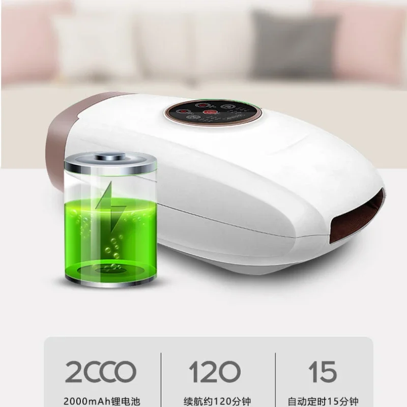 Electric Hand Massage Machine Finger Acupoint Wireless Palm Massage Air Pressure Heat Compression Wrist Spa Relax Muscle Relax