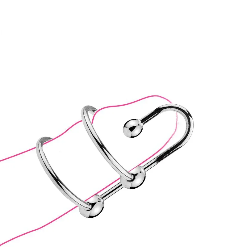 SM Urethral Dilators Cock Ring Metal Ejaculation Delay Penis Rings Stimulate Flirting Delay Lock Fine Penis Plug Sex Toy for Men penis sex toys
