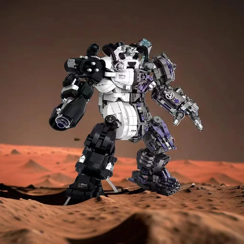 DIY MOC 212222 Hardcore Industrial Wind Era Panda mech Granular