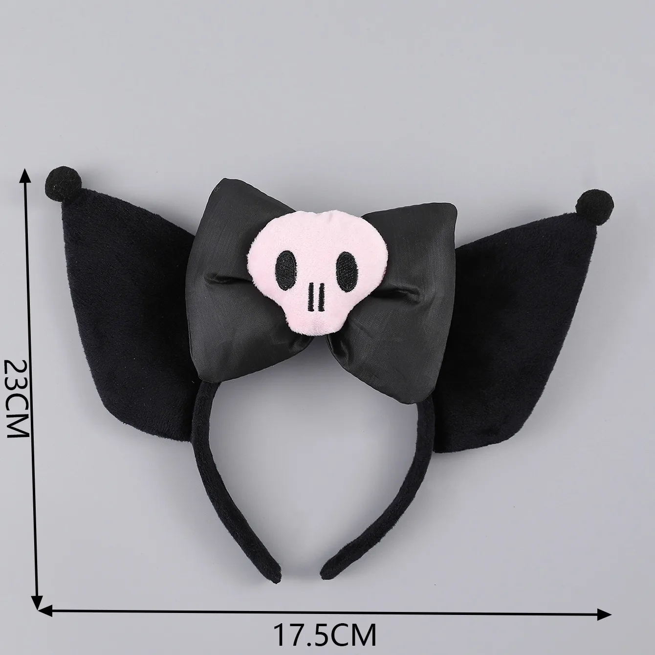 hair bands hair band hair accessories halloween headband cosplay headpiece cosplay accessories Anime Kuromi Melody Headband Cosplay Costume Skull Headwear Halloween Prop For Girl Fans