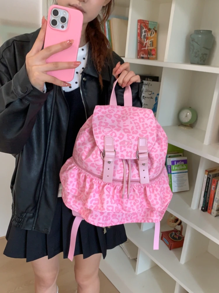 Casual College Style Women's Backpack 2025 New Fashion Multi-Pocket Small Bookbag Autumn Winter Travel Outdoor Small Rucksack - 5