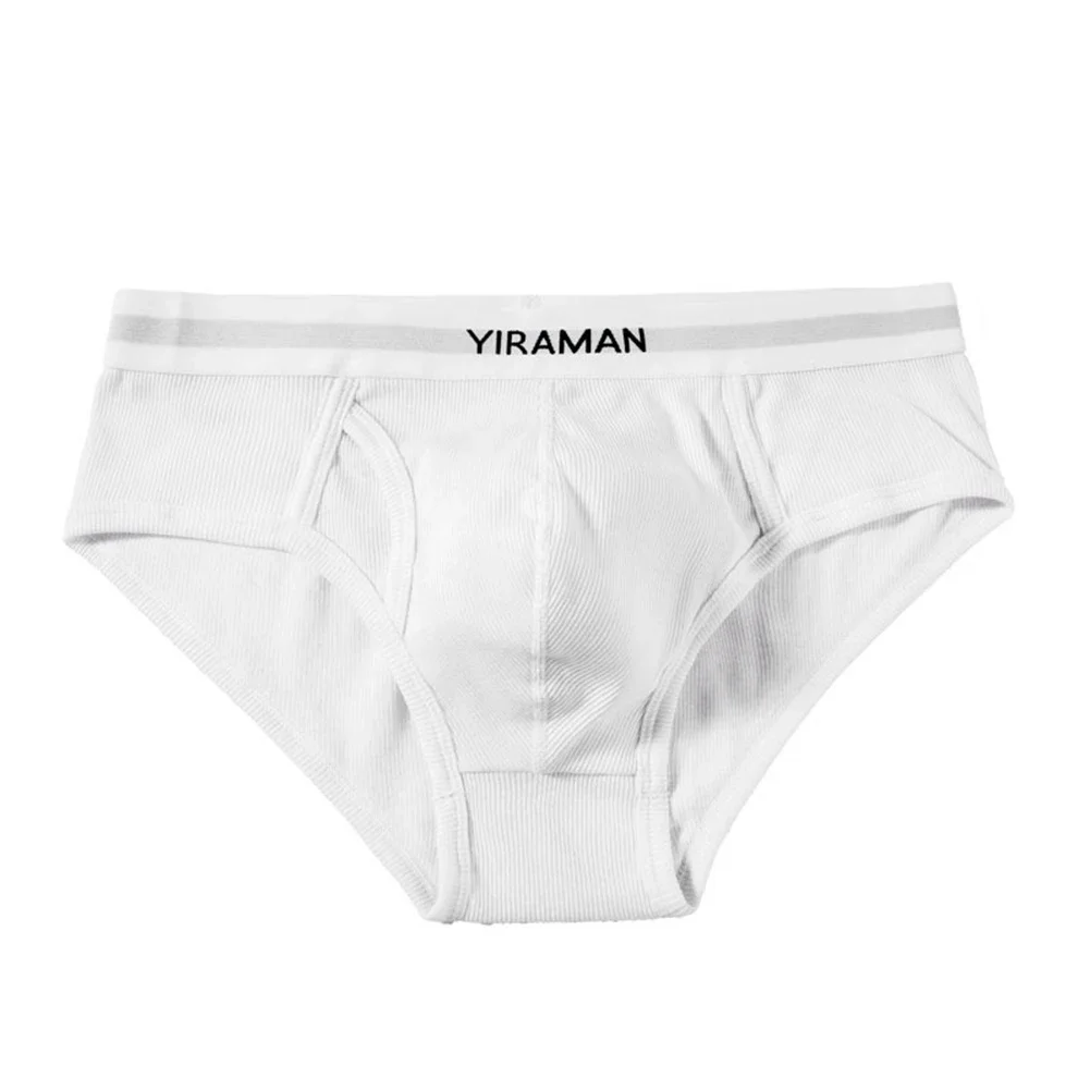 Calzoncillos Tipo Slip De Algodón 100% Para Hombre - Pack De 2 - Color Blanco - Talla 6XL (62-64)