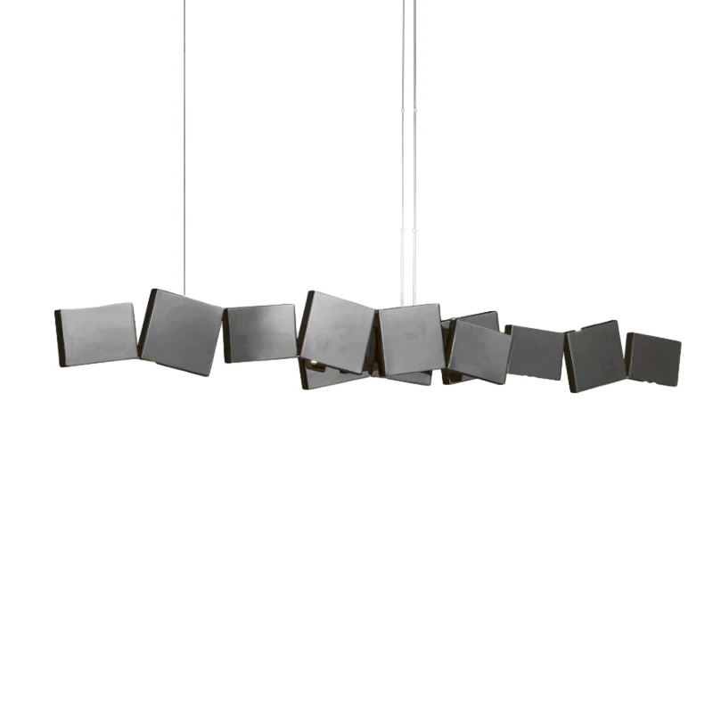 Home Decor Avize Modelleri Ceiling Chandelier Lighting Modern Suspension Lampara Luxury Led Long Dining Room Designer Lampe