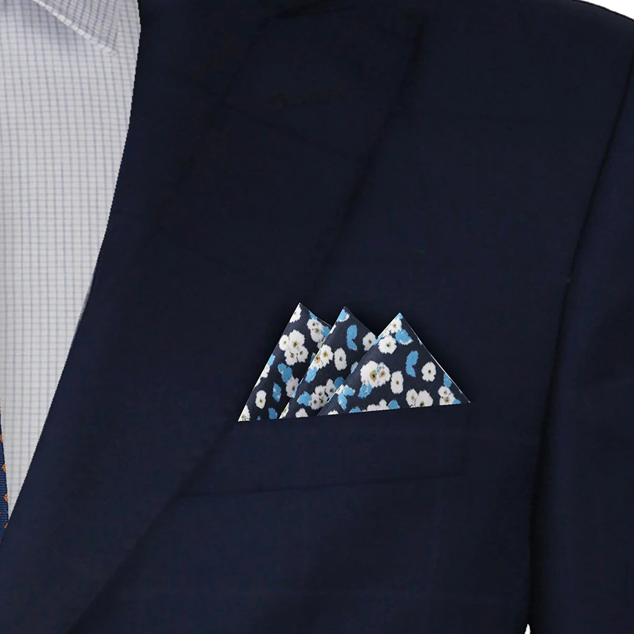 Pocket Square Printed pattern Fashion Men Handkerchief Floral Handkerchief