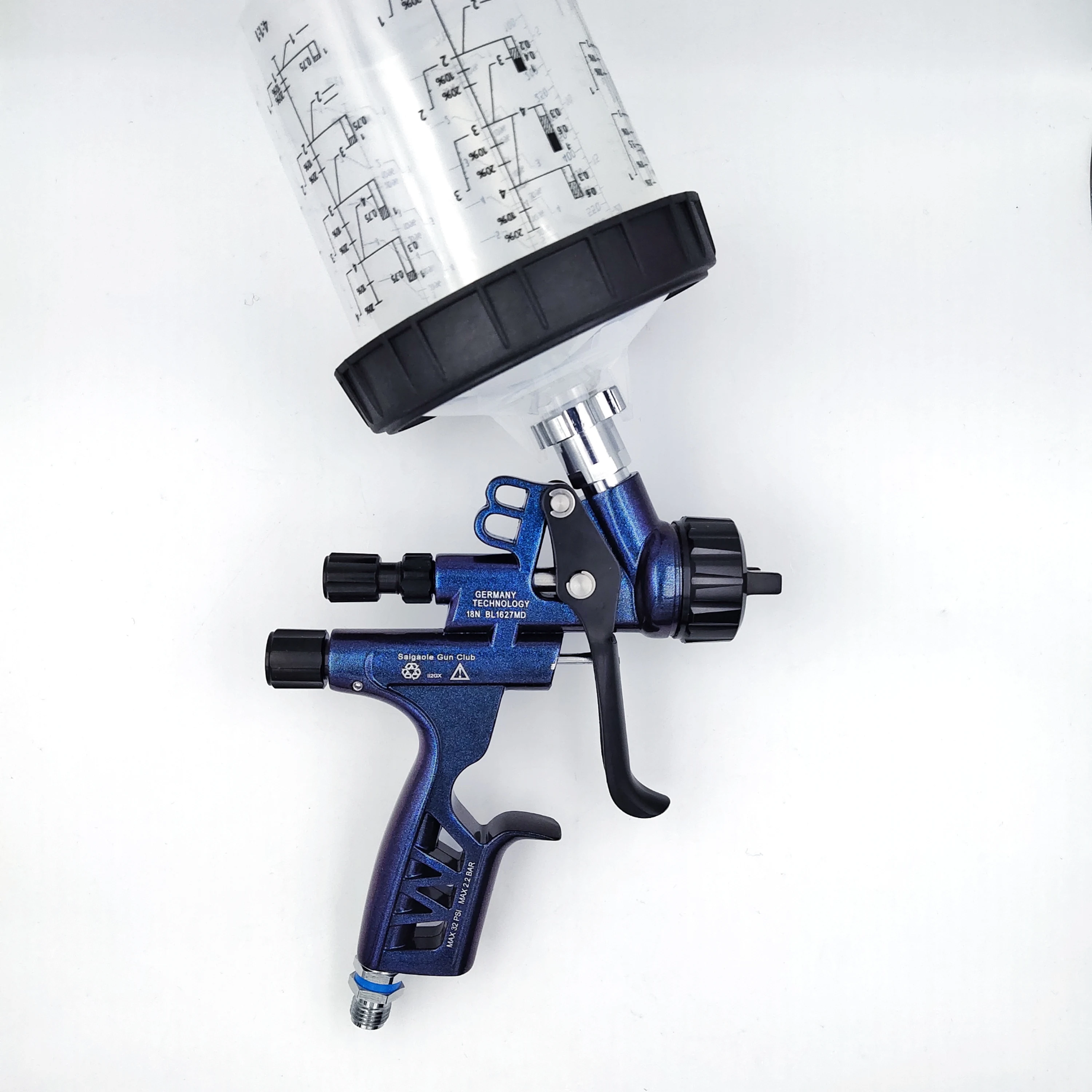 6800B Spray Gun 1.3mm With Adapter Replaceable Pot Airless Sprayer Painting car Paint Tool Airbrush