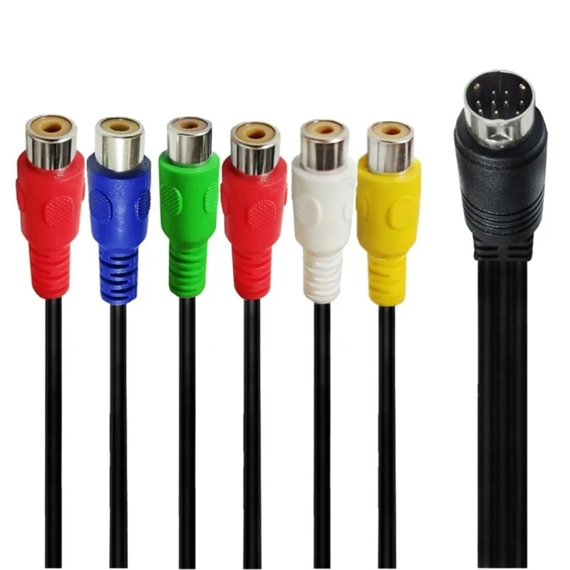 DXAB 10  S-- RGB 6RCA 10  Din S-    ̺ 30cm PC HDTV RGB   ̺