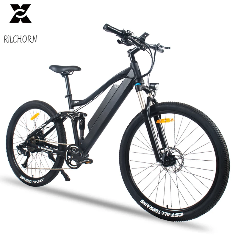 

500W Ebike 48V 15AH Electric Bike 27.5Inch Shi-mano Hydraulic Disc Brake 13AH Lithium Battery Adult Electric Mountain Bicycle