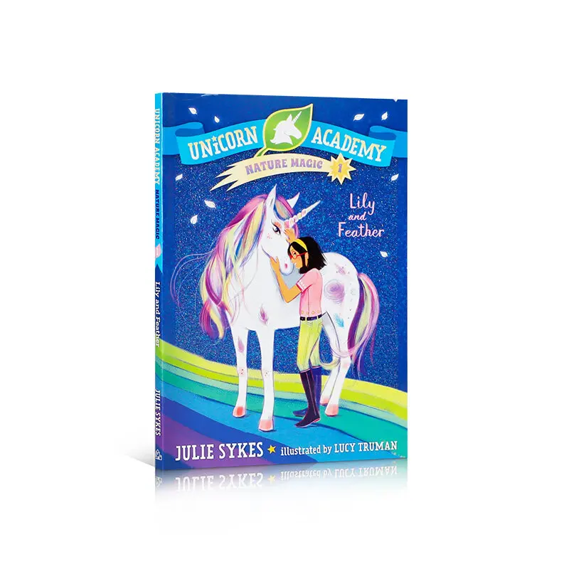 

MiluMilu English Original Unicorn Academy Nature Magic #1: Lily And Feather College Series #1 6-9 Children's Adventure