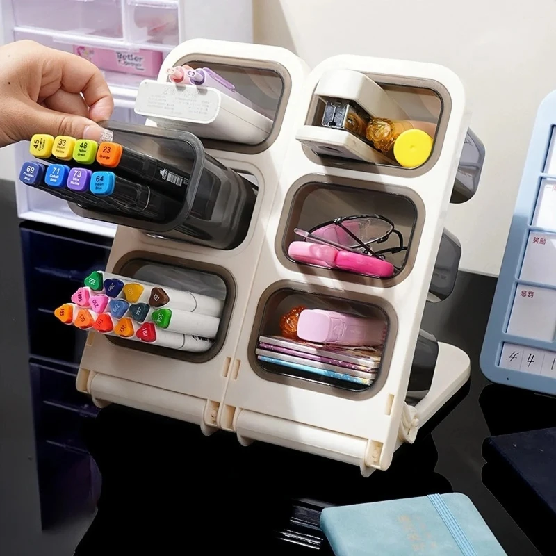 Detachable Multi-Layer Pen Holder for Home and Office Desks
