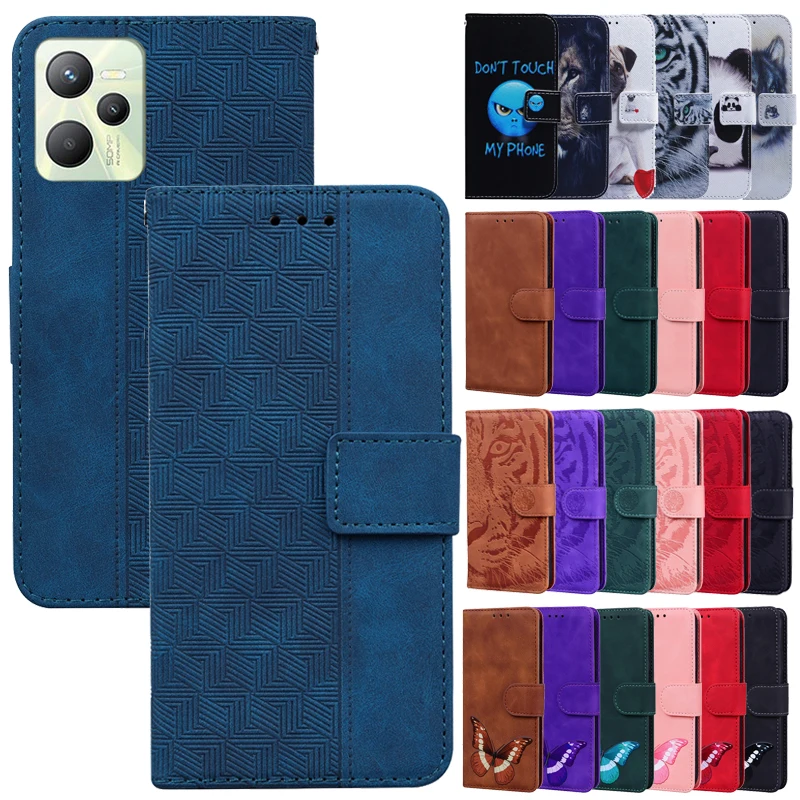 Custodia In Pelle C35 Per Oppo Realme C35 Custodia A Portafoglio Magnetica Flip Per Realme C35 Realmec35 C 35 Rmx3511 Custodie Per Telefono Con Slot P