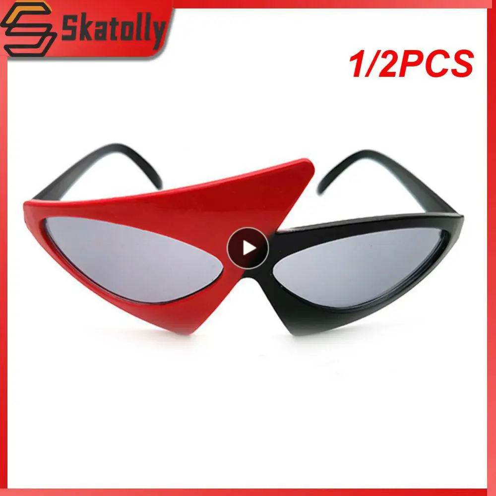 

1/2PCS Full Frame Heteromorphic Mirror Fashion Personality Wear Resistant Triangle Metal Frame Sunglasses Comfortable To Wear