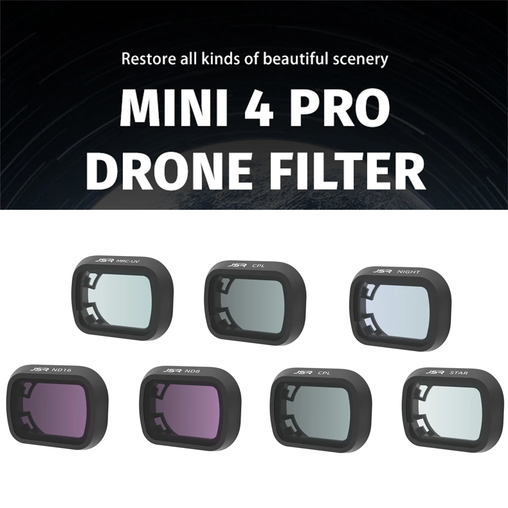 Dji Mini Pro Drone Acessórios Filtro Lens Protector Kit uv Polar Cpl Ndpl Nd4 Nd8 Nd16 32 1000 256 Wide Angle Lens Set
