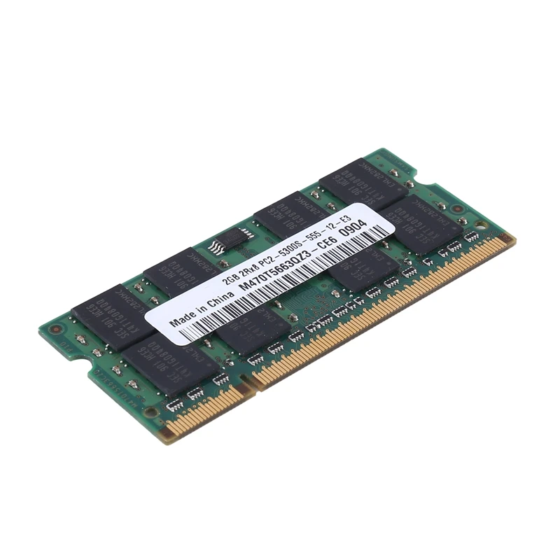 

DDR2 2GB RAM Memory PC2 5300 Laptop RAM Memoria SODIMM RAM Accessories Parts 667Mhz Memory 200Pin RAM Memory