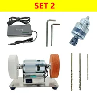100W Electric Grinding Wheel Machine Artifact Table Grinder Motor Micro Polishing Grinding Stone Household Knife Sharpener 2