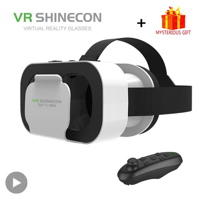 Shinecon Viar réalité virtuelle VR lunettes casque appareil 3D casque lunettes lentilles pour Smartphone téléphone intelligent jeu cellule ensemble Mobile 1