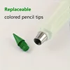17 pieces /24 colored pencil tips /50 metal pencil tips, not easy to break long continuous pencils, sketches, drawing pens 6