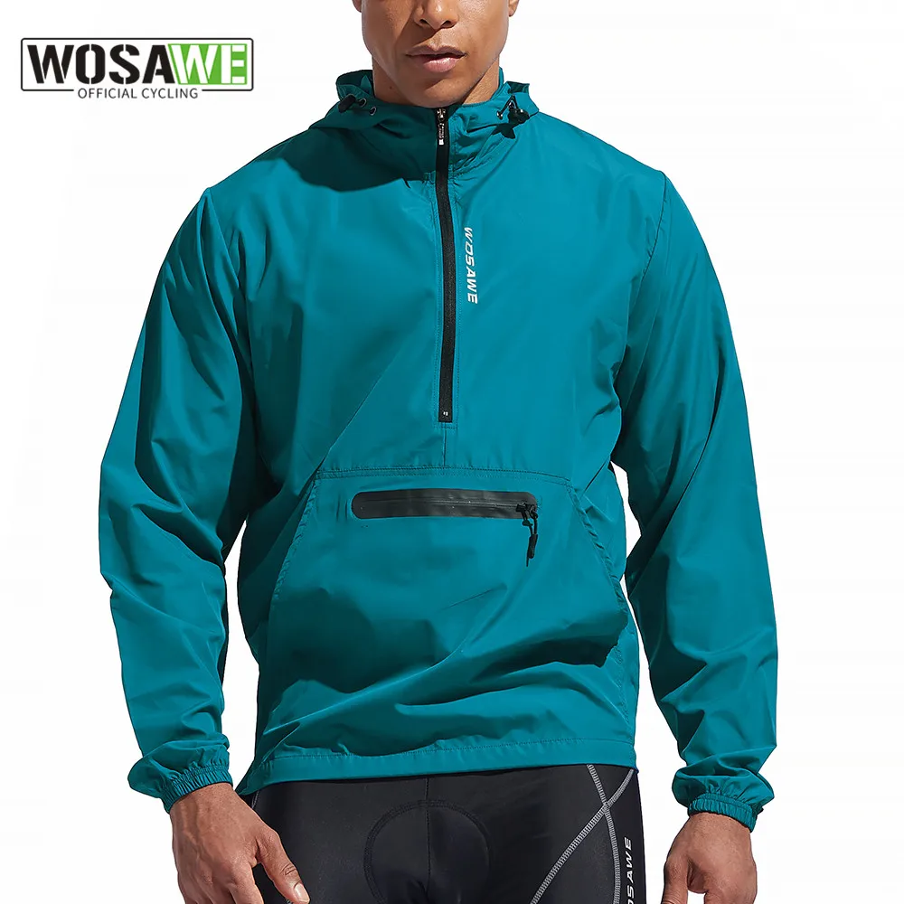 Wosawe Jacke Radfahren Herren WOSAWE Herren Radfahren Windjacke  Wasserdichte MTB Kapuzenjacken