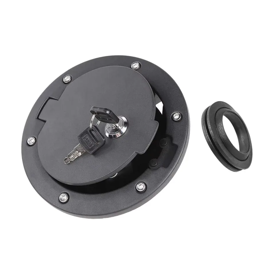 자동차 오일 연료 탱크 캡 커버, 지프 랭글러 JK 2007 2008 2009 2010 2011-2017 외장 탱크 커버, 스타일링 액세서리