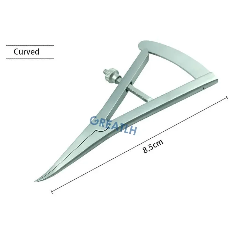 Veterinary Surgical Instruments Ophthalmic Microsurgical Scissors Ophthalmic Castroviejo Caliper Eyelid Calipers Titanium/stainles Steel Veterinary Eye Instrument