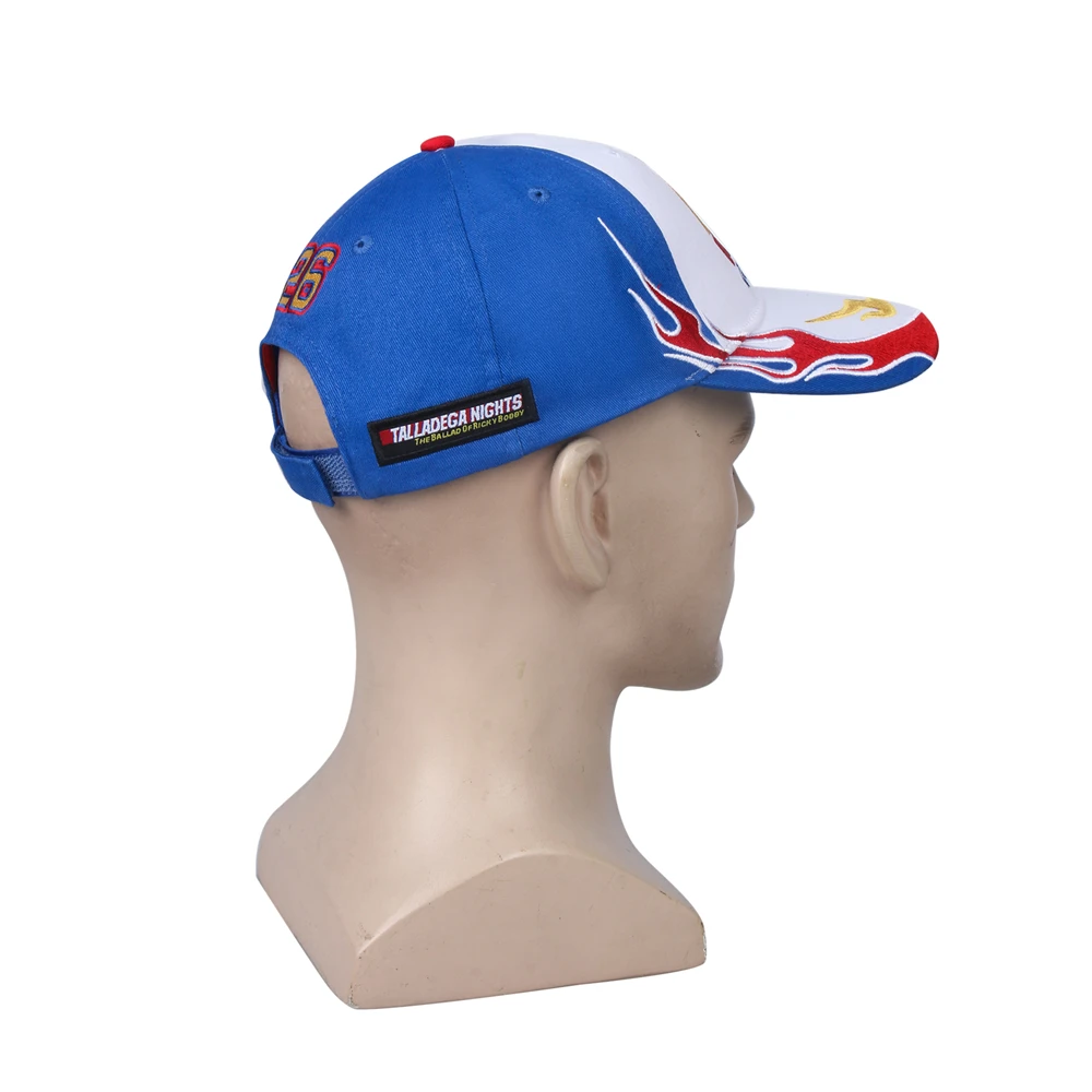 1pcs Talladega Nights Baseball Hat Unisex Ricky Bobby 26 Embroidery Cap the Ballad of Ricky Bobby Cosplay Racing Hats Fit Most